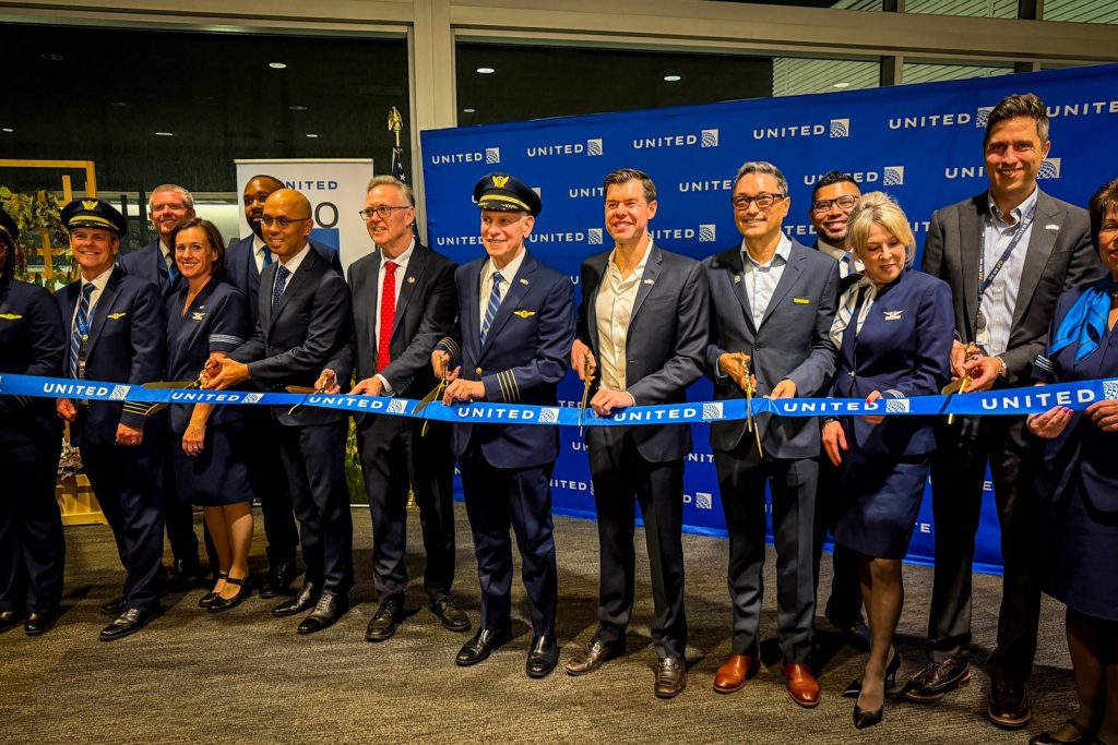United's inaugural flight to Adelaide, Australia: TPG was there