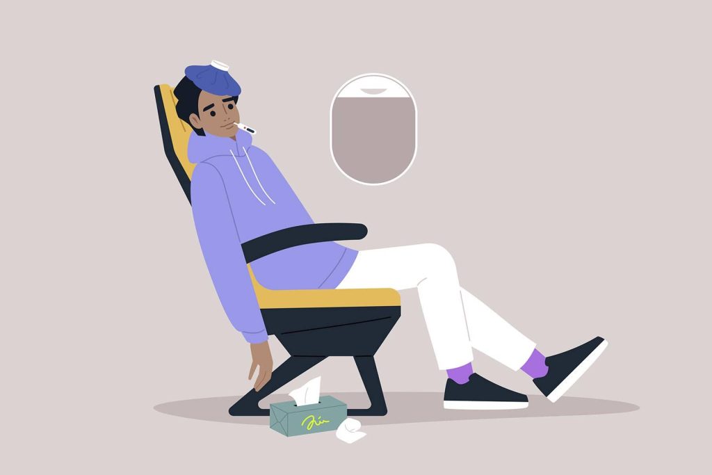 What Happens if Your Seatmate Gets Sick Mid-Flight?