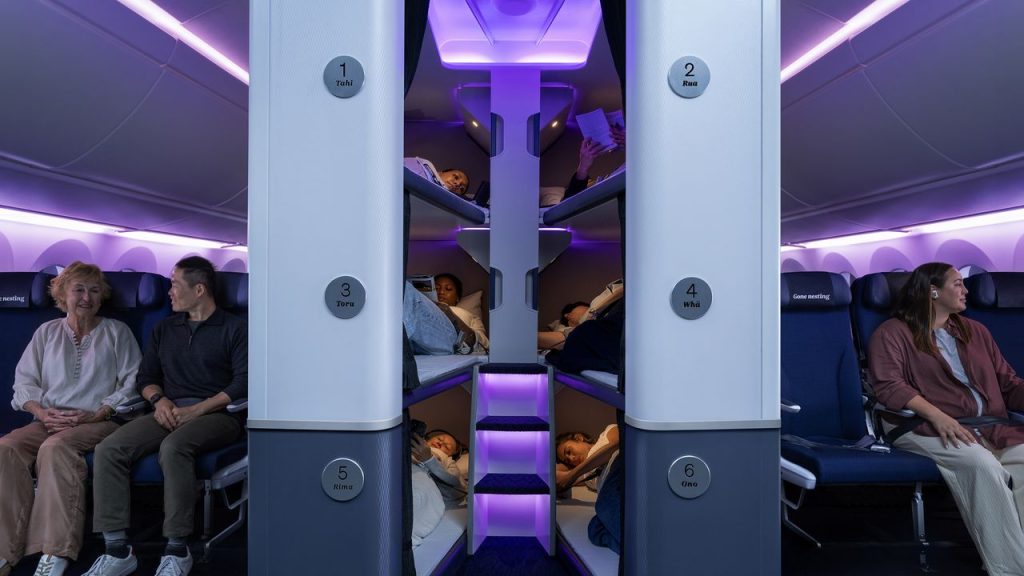 Air New Zealand's Bunk Beds Will Soon Be Bookable Aboard Select Dreamliners