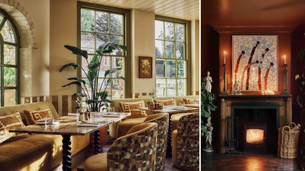 A Look Inside the Design at Powdermills, a Colorful, Bold East Sussex Country Hotel