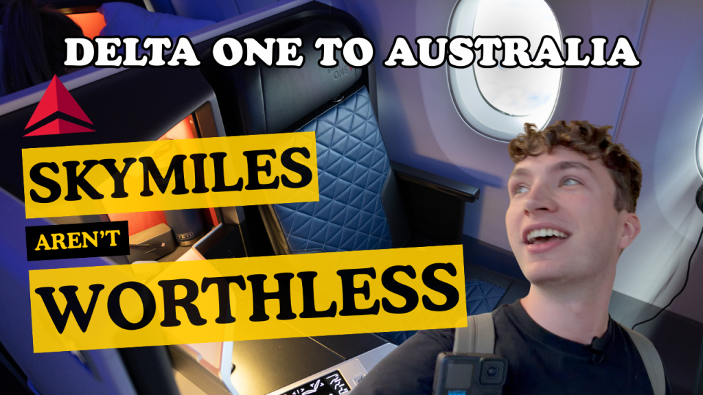 Skymiles Aren't Worthless... Flying Delta One to Australia