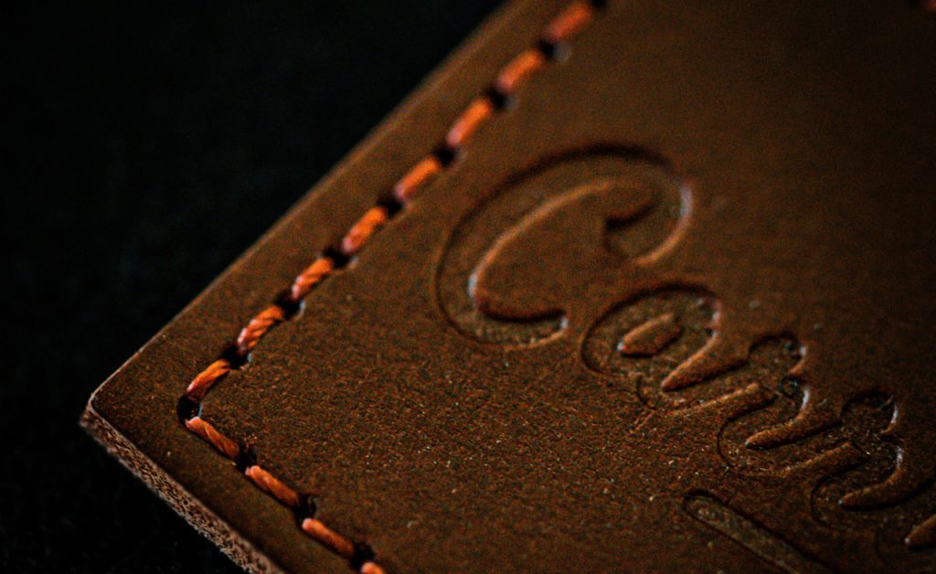The History of the Morale Patch close up of leather morale patch